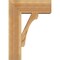 Ekena Millwork Legacy Block Rough Sawn Bracket w/ Offset Brace, Western Red Cedar, 8"W x 20"D x 28"H BKT0806X20X28LEC05RWR - alternate 2